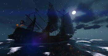 Ship at Nighttime