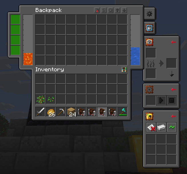 Gold Backpack