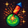 Sticky Fireworks