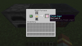 Florium Ingot Furnace Recipe