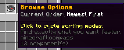 Browse option