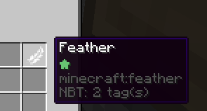 An example of legendary feather
