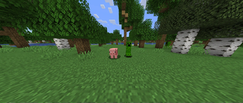 Creeper and Pig