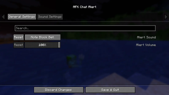 Sound Settings and Volume Sliders