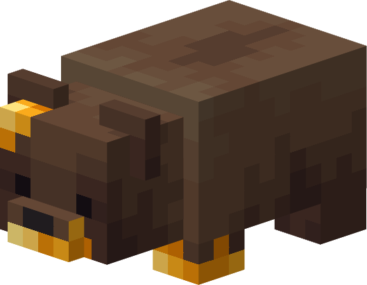 Honey covered baby brown bear render (26.1)