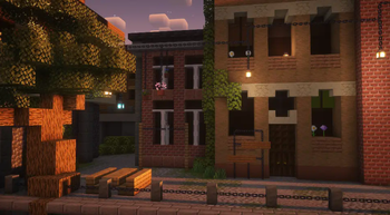 Building scene using chains