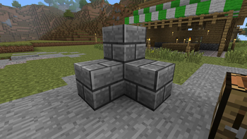 Screenshot of the block in game.