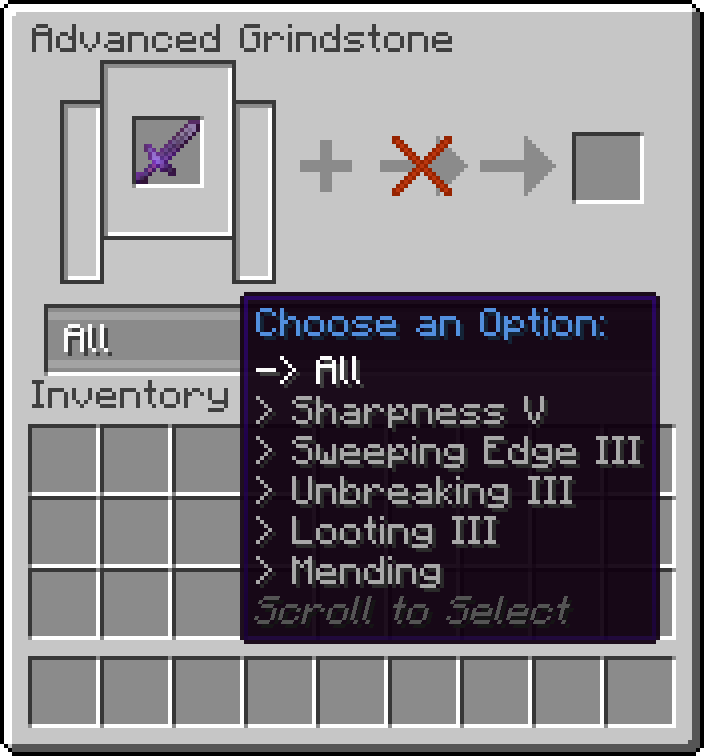 Advanced Grindstone GUI