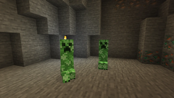 Creepers in cave
