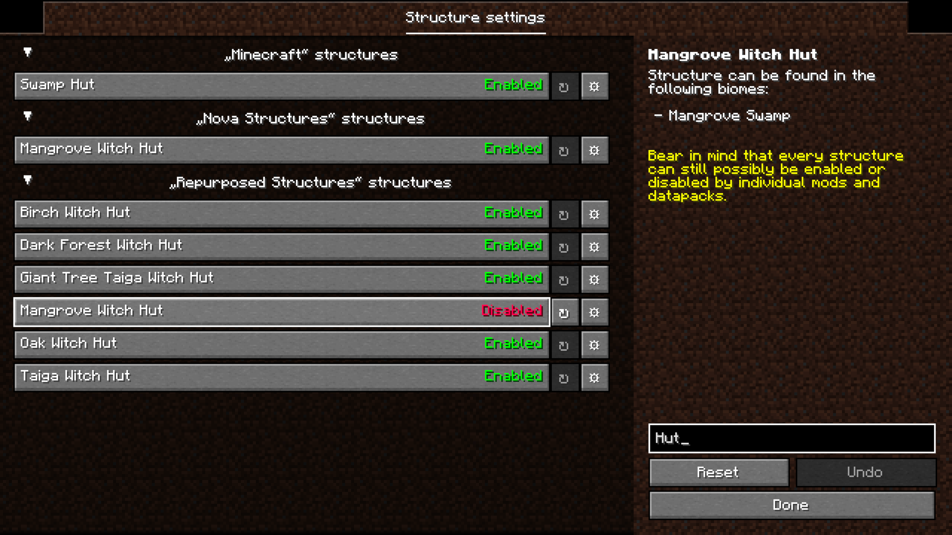 Structurify - Minecraft Mod