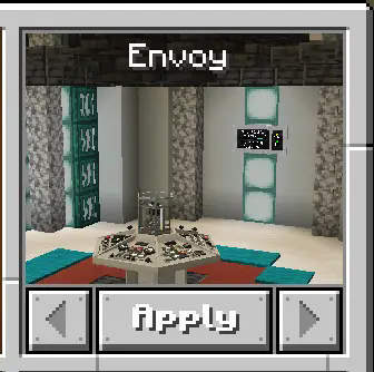 Envoy interior in the Tardis cosole