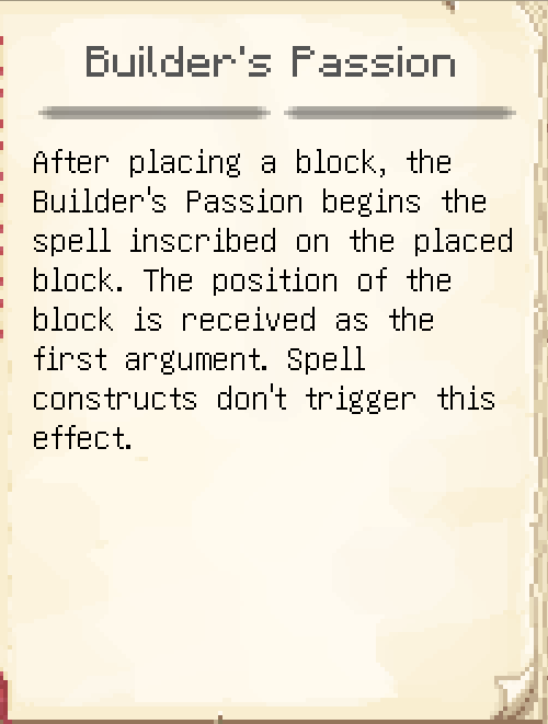 Trigger spells on block place
