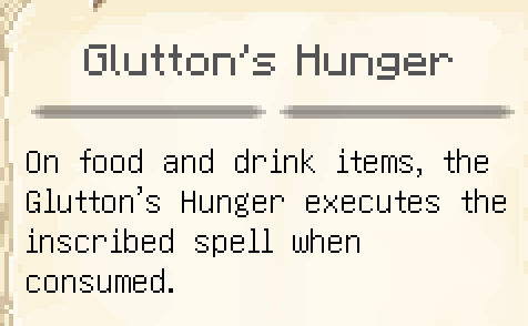 Trigger spells on consumtion 