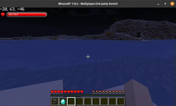 HUD coordinates and custom healthbar