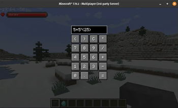 Server side calculator