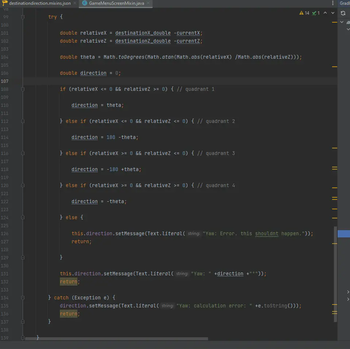 Calculations in Code