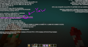 Yaw in F3