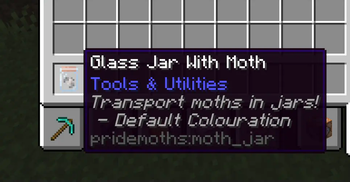 Glass Jars With Moth