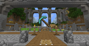 An image from the tutorial world