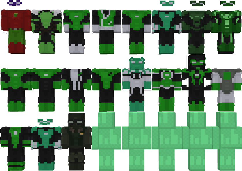 Green Lantern Outfits as of 2024-09-7