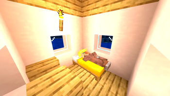 Villager sleeping