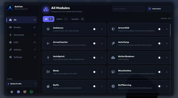 Astrion — All Modules