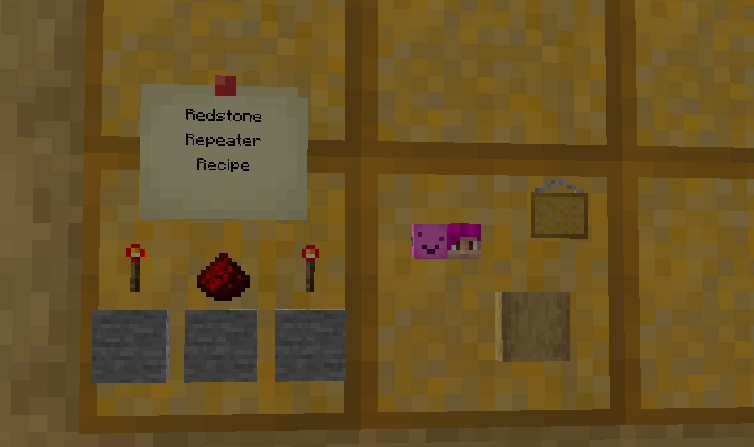 An example of how you would use the corkboard