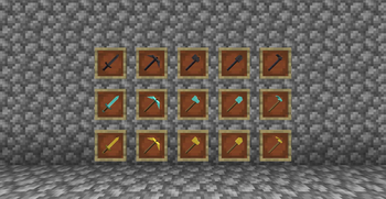 Some tools in vanilla