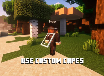 Custom capes with transparency