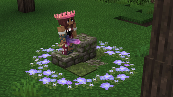 A Princess Tillager, in a naturally generated fairy circle.