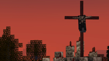 A Dark Cover crucifix.