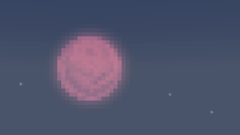 A mysterious moon.