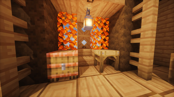 Kitchen with Fermenter and Cooking Table