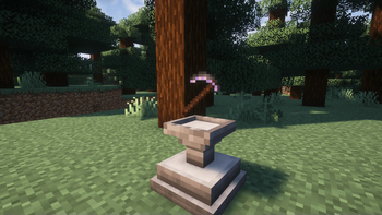 Hoely Beheader displayed on Pedestal Block