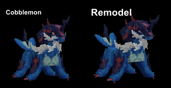 Cobblemon's model, and my Remodel