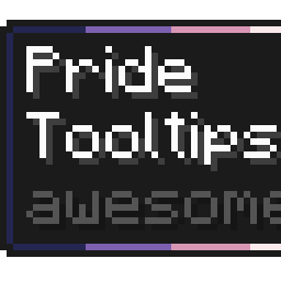 Asexual Spectrum Pride Flag Tooltip (Frame-only 4-Color)