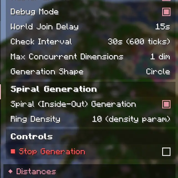 Elaborate and detailed settings!