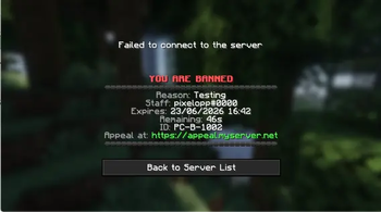 Ban Screen