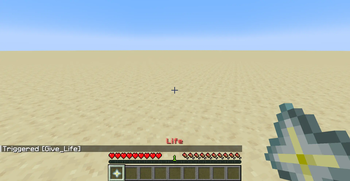 If you use /trigger Give_Life 