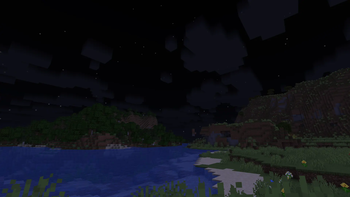 Clouds during the night