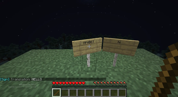 Sign Translation Feature