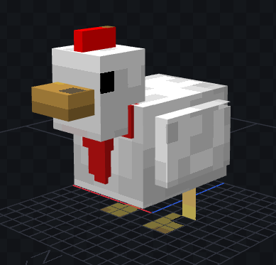 chicken with tie