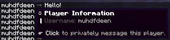 Interactive chat formatting