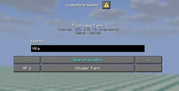 Searching a tp (Vanilla Client)