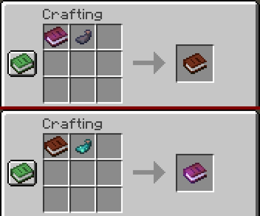 Add/Remove Written Book Enchantment Glint