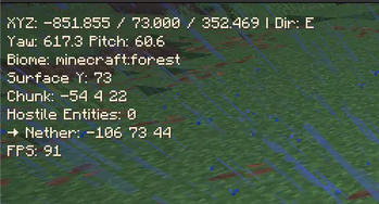 F3 LITE - HUD
