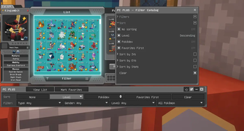 Filter Catalog sections fold away or pin a whole section at once