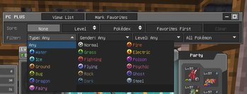 Customizable Options for Type: Colors and Icons
