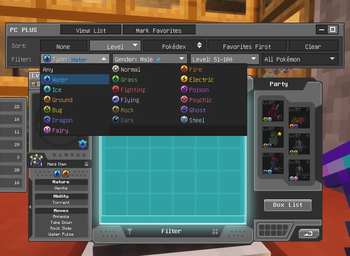 Customizable Options for Type: Colors and Icons