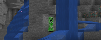 Angry creeper in game